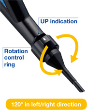 120&deg; in left/right direction